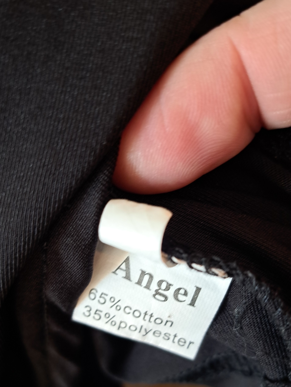 Angel Black Backless Bodysuit with Lace Trim On Back - Picture 4 of 5